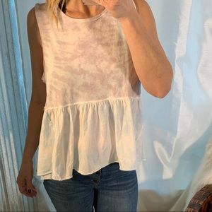 Free People Tie Dye Tank Medium